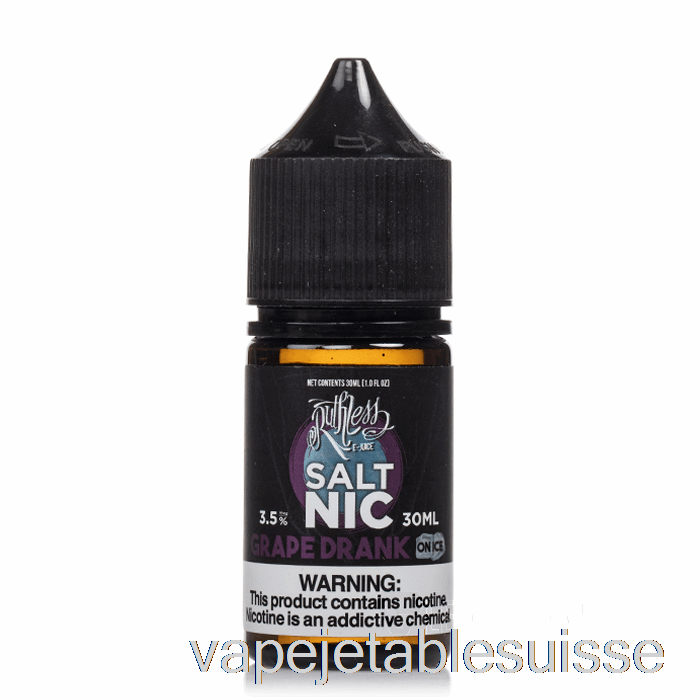 Vape Suisse Raisin Bu Sur Glace - Sel Impitoyable - 30ml 35mg